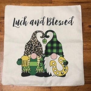 3/$20 - 18x18 St. Patrick’s Day Gnomes Pillow Cover